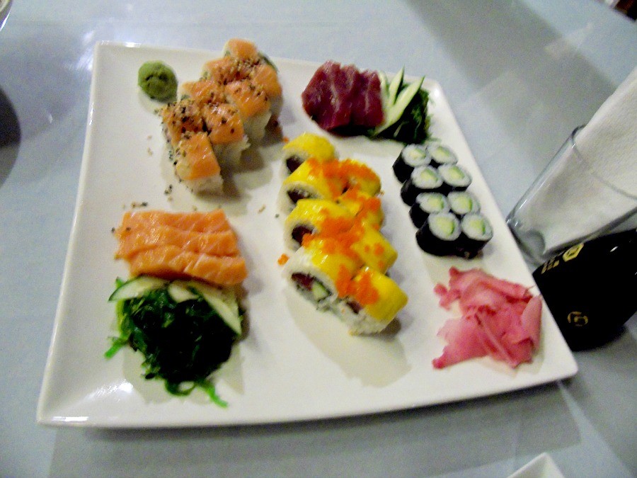 Sushi in Lux Siargao