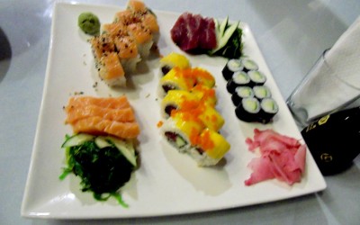 Sushi in Lux Siargao